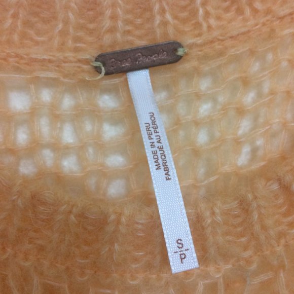 Free People Womens Small Lightweight Sweater Holey - Picture 8 of 11